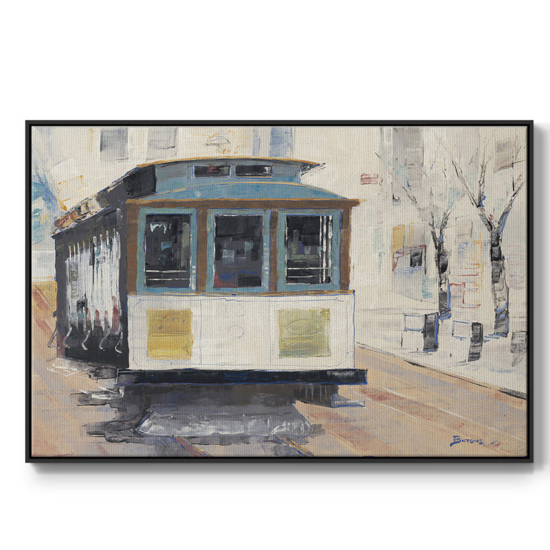 " Cable Town ", Black, 37" H x 25" W x 2"D