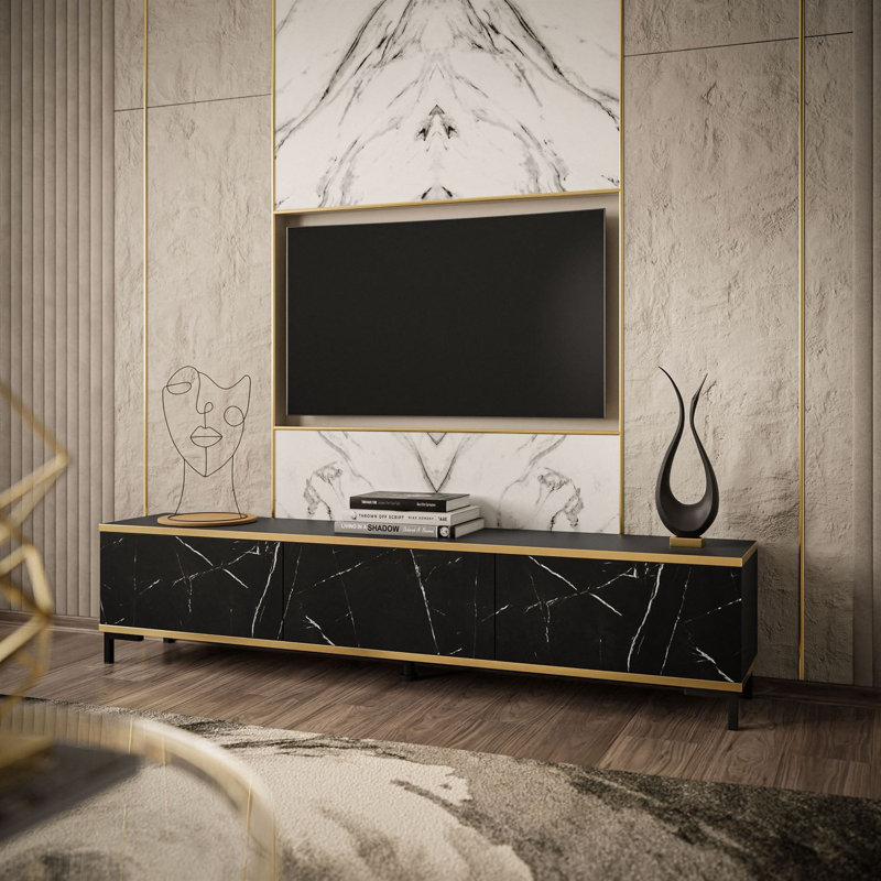 Alondo Unfinished TV Stand for TVs up to 65"