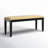 Norita Microfiber / Microsuede Upholstered Bench