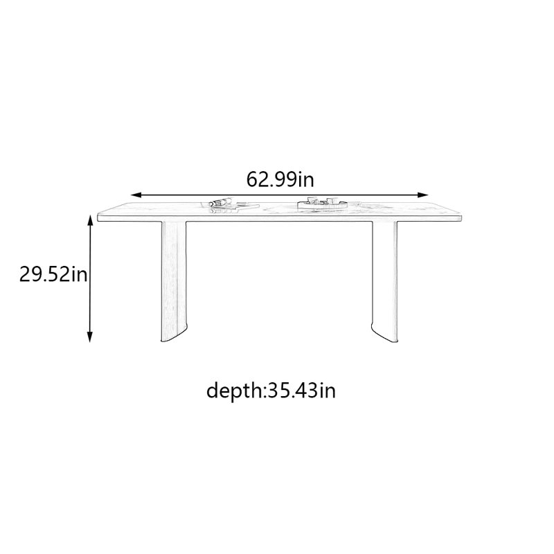 Alyah, 29.52"H x 62.99"L x 35.43"W
