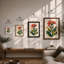 Red Lily Specimen Botanical - Print-1163788985-1163788980