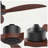 65" High-Airflow 7500CFM Solid Wood Large Ceiling Fan Remote Control No Light, 6-Speed, Reversible Airflow Silent DC Motor, 3CCT Dimmable-1113110712-1113110695