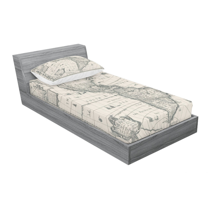 Microfiber Sheet Set, Twin XL Sheet Set with Fitted Sheet