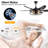 52" Modern Black Ceiling Fan With Light