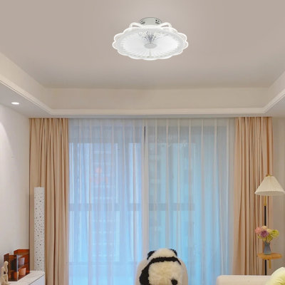 Ventilateur de plafond à intensité variable 19,7 pouces avec télécommande