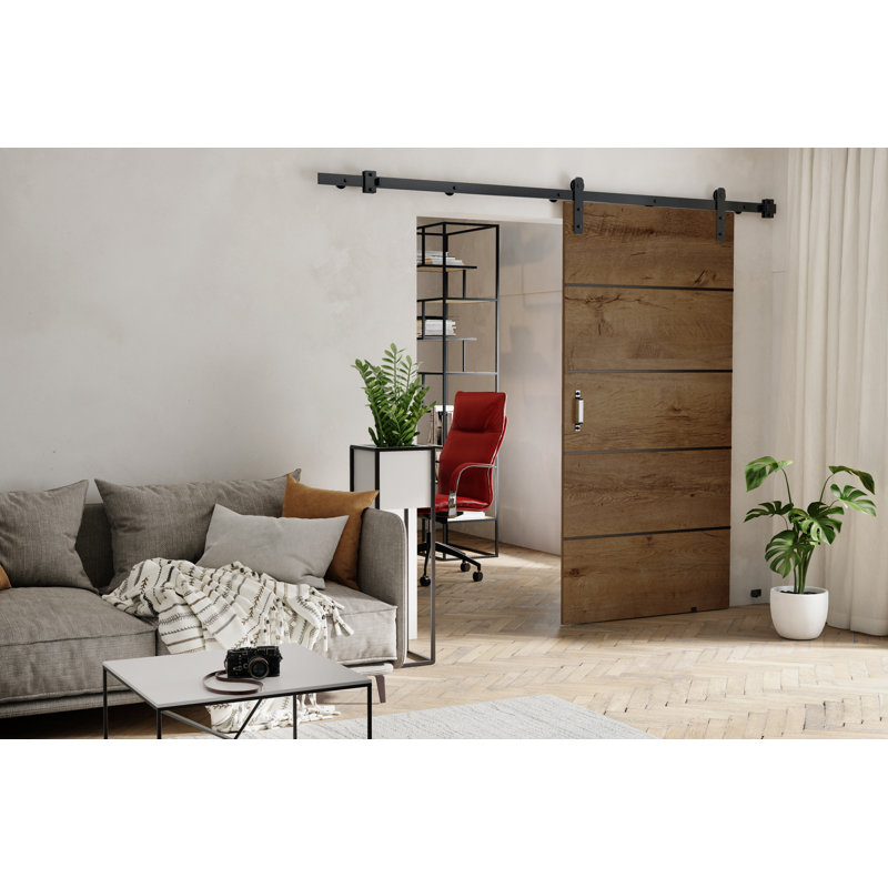 Door, 86cm x 205cm, Dark Brown