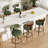 Chic Swivel Leather Upholstered Bar Stool For Ultimate Comfort And Style-647653561-647653541