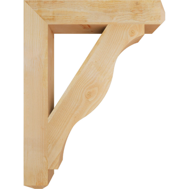 Support pour artisan Funston, H 48 po x l 6 po x P 36 po, Sapin de Douglas, Sciage brut