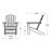 POLYWOOD Palm Coast Adirondack-21320332
