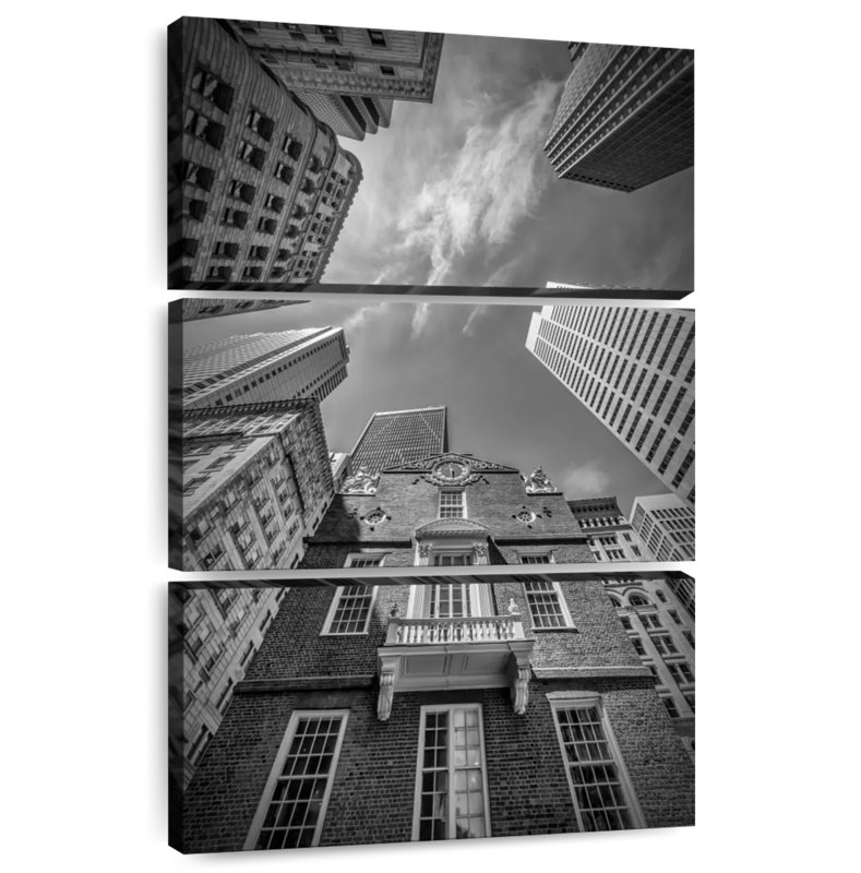 Nicci Boston Old State House Monochrome, 74" H x 48" W