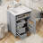 Quarryn 24" Modern Bathroom Vanity with Sink Featuring MDF and Rubberwood Construction-2067369472