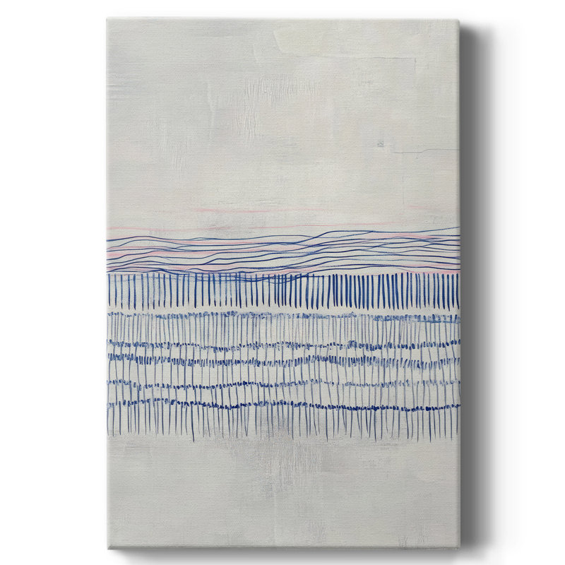 Abstrait, toile tendue avec châssis de la collection CDLxxviii - prêt à être accroché, H 48 po x l 32 po
