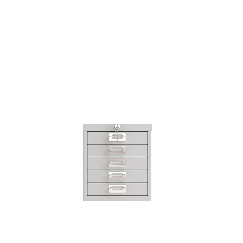 28cm Wide 5 -Drawer Steel File Cabinet
