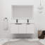 Meuble-lavabo double 48 po avec plateau en résine-915129698