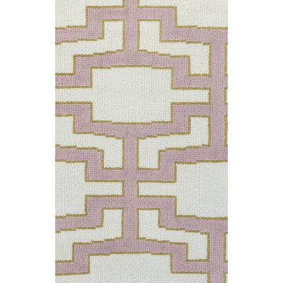 Della Hand Knotted Wool Geometric Area Rug
