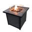 Square Concrete Propane Smokeless Fire Pit Table
