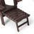 Outdoor Folding Adjustable Adirondack Chair With Hideaway Ottoman & Round Side Table-1954181510