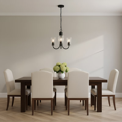 Lustre à trois lumières Miles de Génération Lighting 