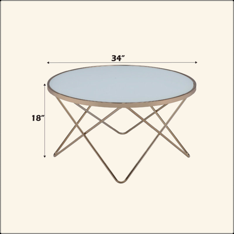 Table basse Valora, Champagne