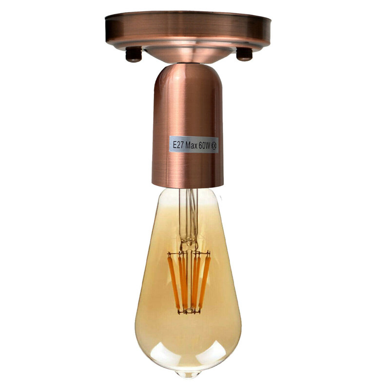 Lentini Flush Mount, Copper