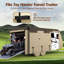 Narelect Travel Trailer RV Cover, Extra-Thick Upgraded 7 Layers Top Windproof Camper Cover-89004521