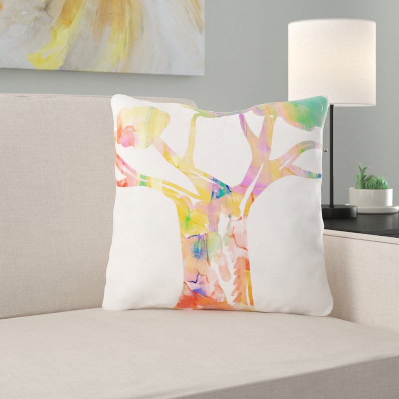 Coussin watercolour Bostic, Intérieur, Microsuède