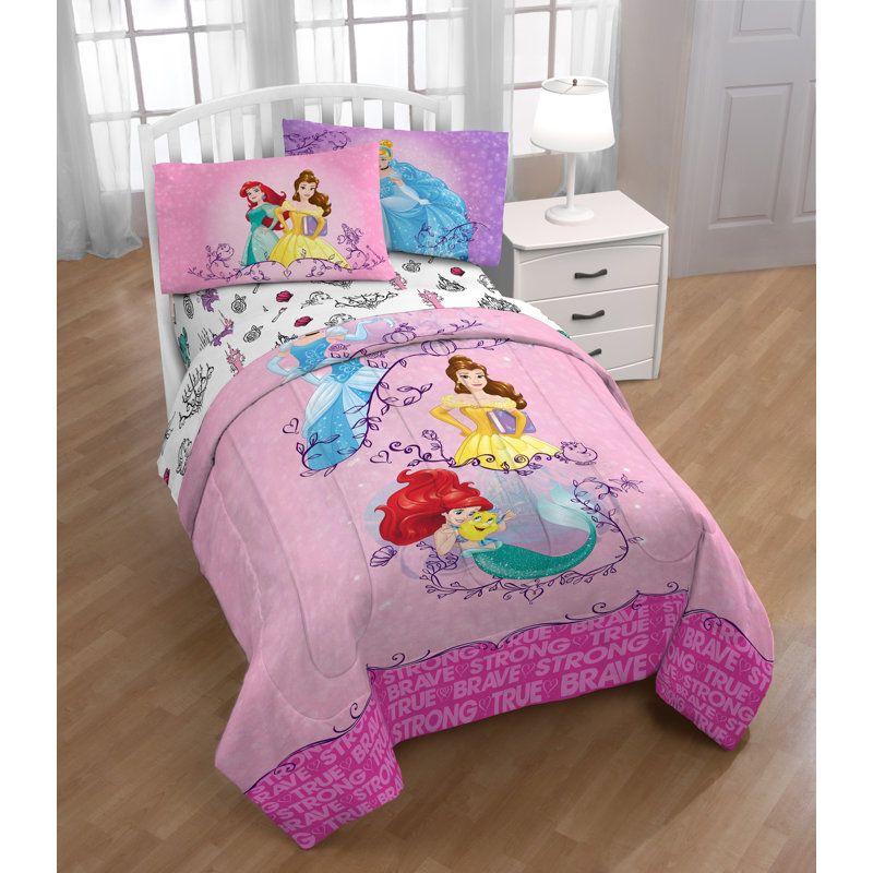Princess Comforter, Full Comforter + 4 Additional Pieces