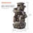 Hailey Weather Resistant Floor Fountain with Light