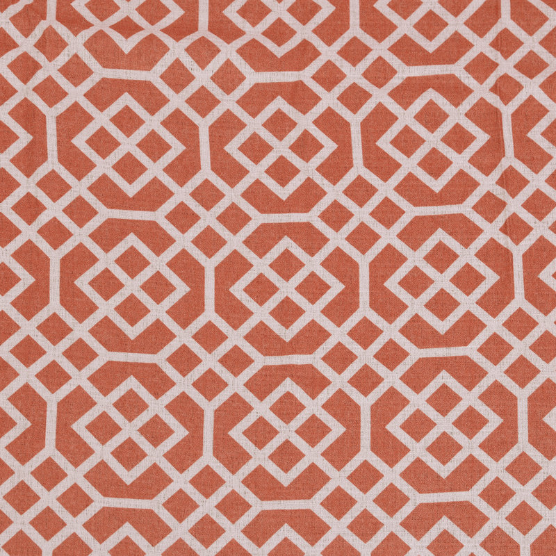 Semi Sheer Curtain Pair, 52" W x 96" L, Rust