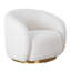 Chaise pivotante rembourrée Dove-105268596