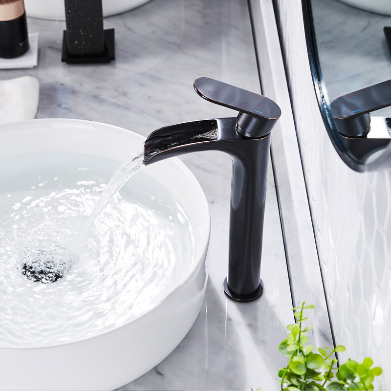 Waterfall Tap with Waste, Oil Rubbed Bronze