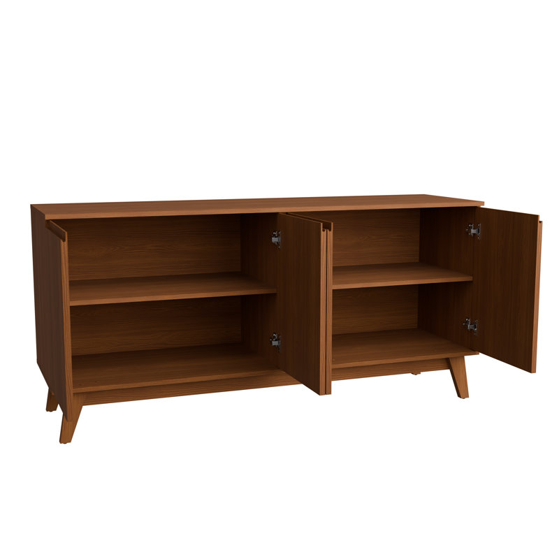Tokyo 4-door Sideboard With Soft-close Doors, Brown