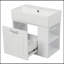 Meuble-lavabo mural 21,8 pouces avec porte-papier hygiénique-2102459145