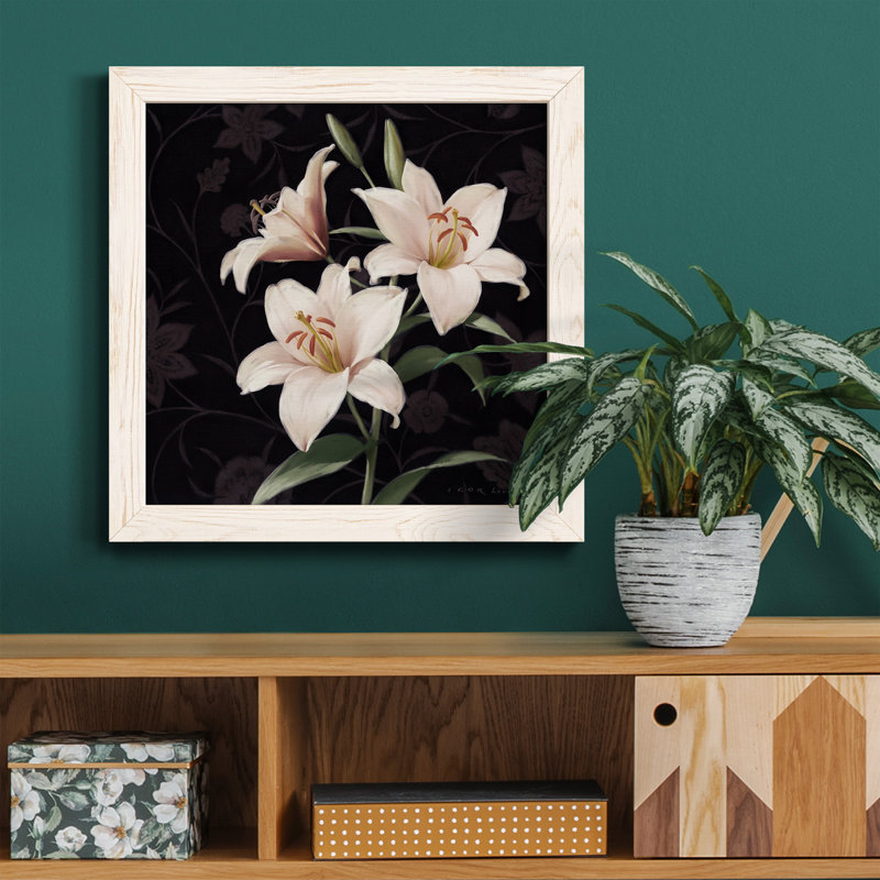 " Garden Visit " Painting Print, 31.5" H x 31.5" W x 1" D, White