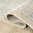 Abani Kruse SAV200A Beige and Grey Floral Traditional Area Rug-402063116