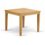 Ensemble de table de salle à manger moderne 5 pièces comprenant une table carrée en bois et 4 chaises rembourrées en similicuir bleu Oasis, chêne-1132522879-1132522878-1195928159