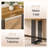 63 Inch Rectangular Long Bar Table