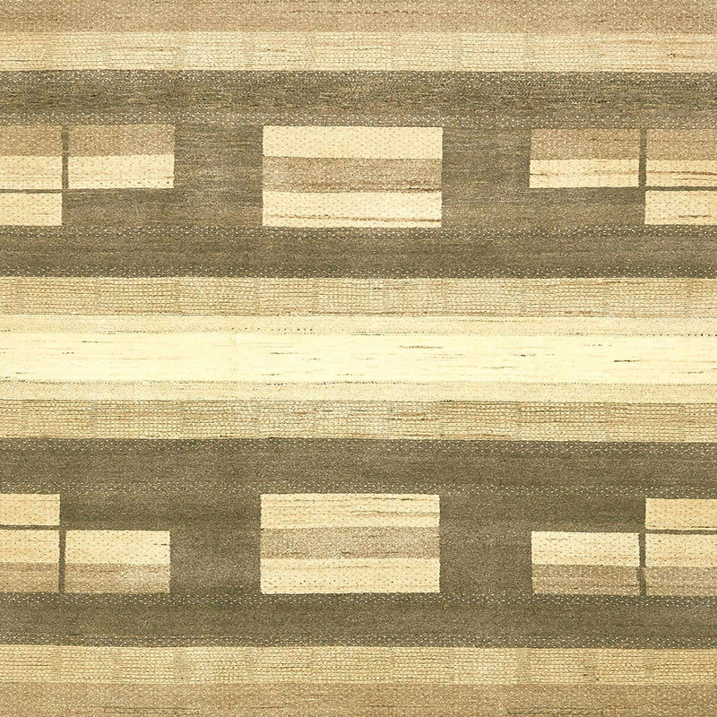 Tapis décoratif multicolore à motif abstrait, Carré 7 pi
