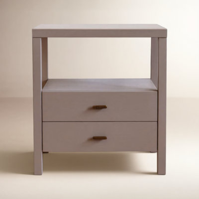 Francisca 2 - Drawer Solid Wood Nightstand