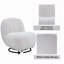 Fauteuil d'appoint Yedaid avec pivot-524753311