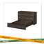 Grand lit escamotable style ferme avec station de charge, lit plateforme pliable avec grand tiroir de rangement pour chambre d'amis, petite chambre-119001978