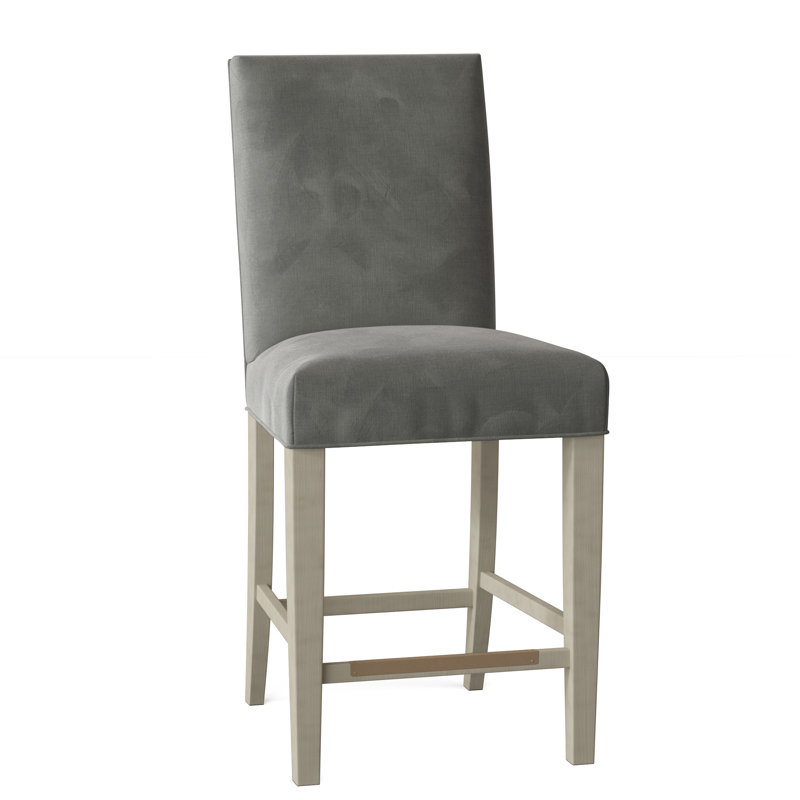 Tabouret de comptoir 26 po Clark, Amande chamois, 9800 ivoire