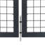 LaDarrius 170.18cm H x 350.012cm W Grey Metal Gate