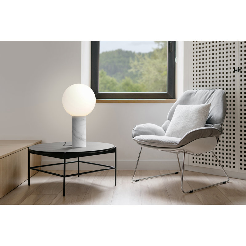 Pilar Table Lamp - Marble, Carrara White