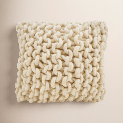 Coussin en laine Zayn