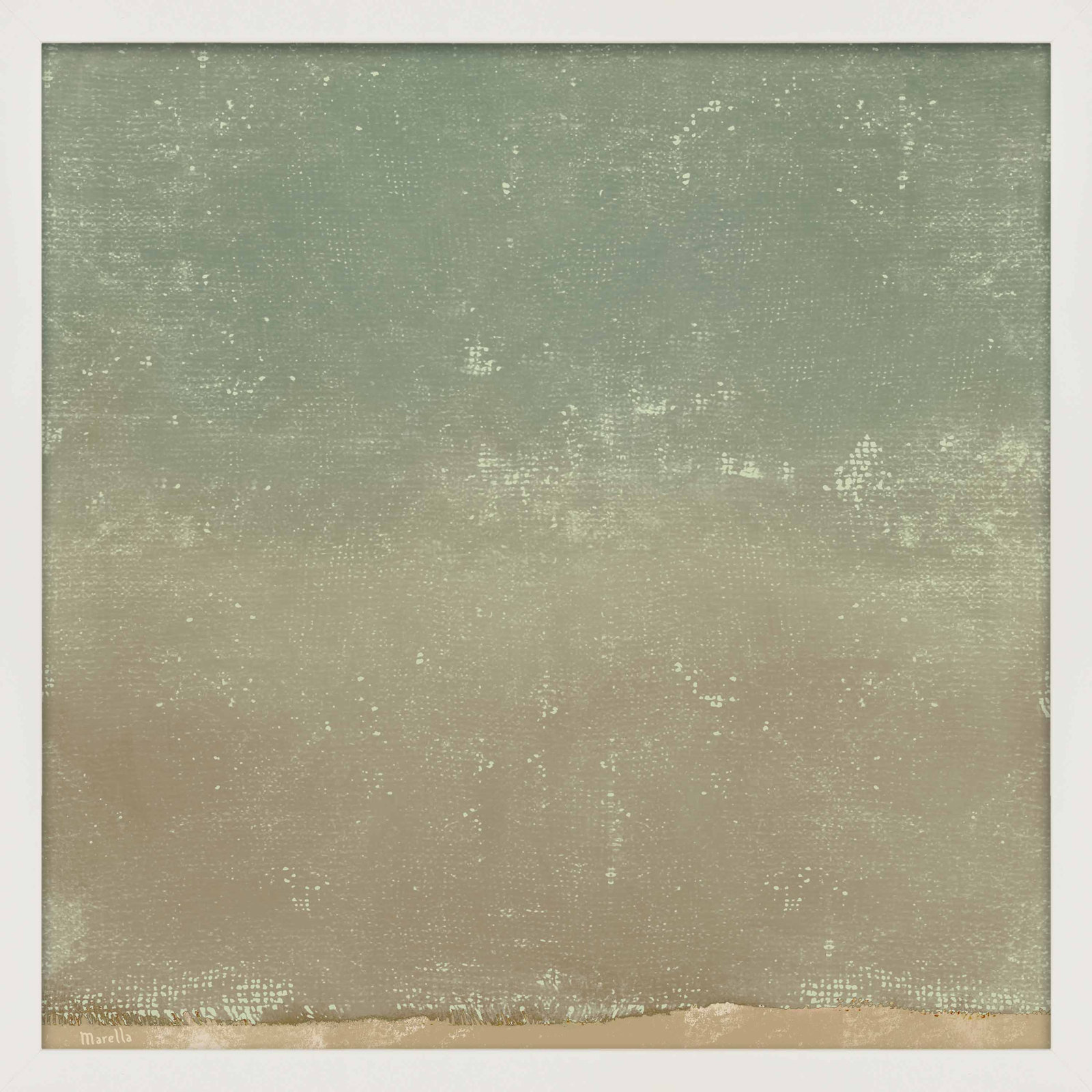 Pond 2 by Marco Marella for Studio M - Framed Wall Art, White, Paper, 30" H x 30" W