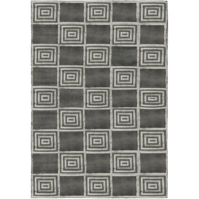 Ralph Lauren Alistair Tiles Wool, Viscose Geometric Rug