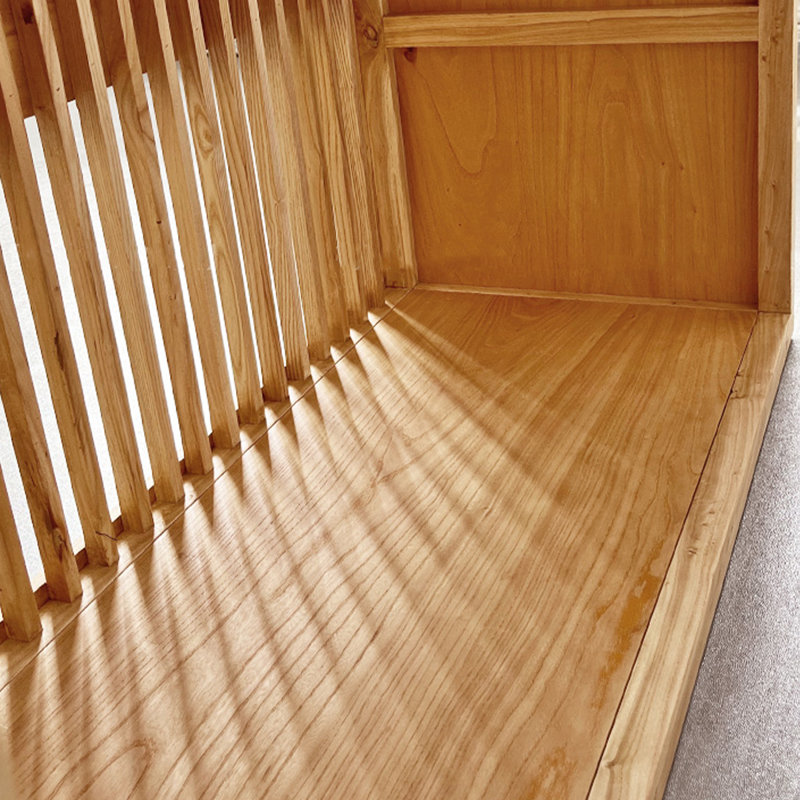 46.85" Brown Standard Solid Wood Reception Desk