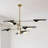 Modern 8 - Light Linear Sputnik Chandelier Dimmable