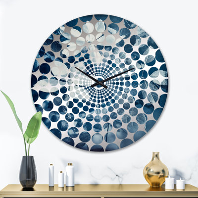 Horloge murale Lomnick - Abstract Botanicals